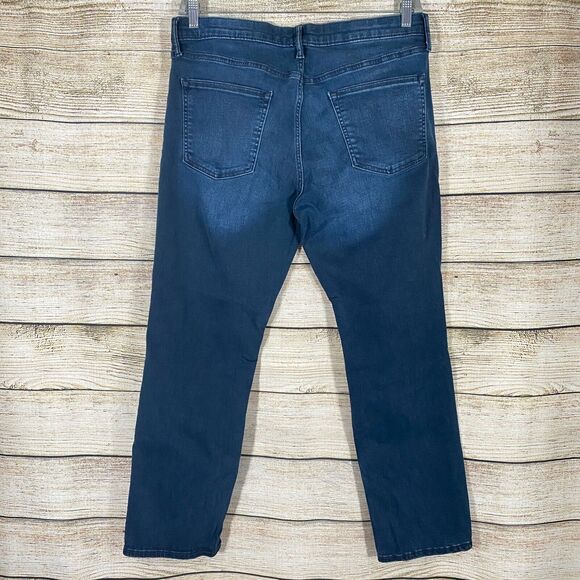 Old Navy Jeans Blue Mens Straight 360 Stretch 36x30 - Picture 2 of 4